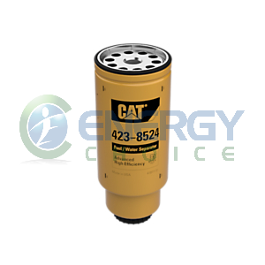 Fuel Filter, Water Separator Spin-On Twist and Drain, Caterpillar, 423-8524
